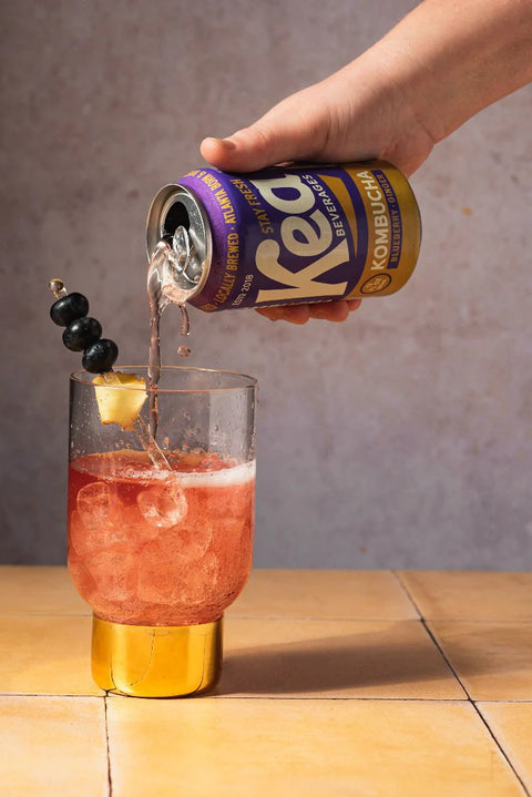 Blueberry Ginger Kombucha