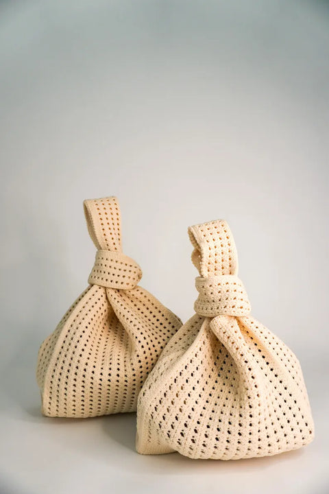 Oat Crochet Bag