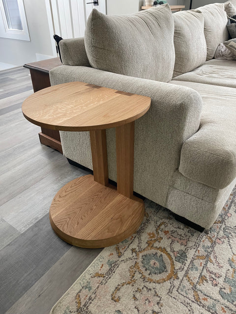 White Oak End Table