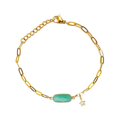 Gemstone Link Bracelet