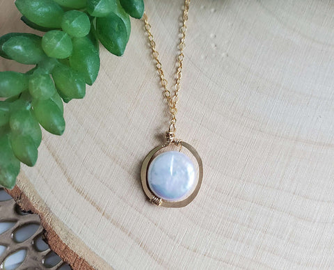 Pearl Frame Pendant