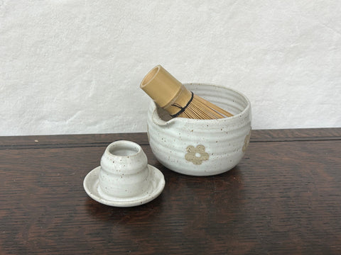 White Daisy Matcha set