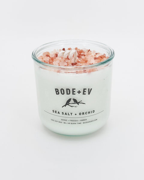 Sea Salt + Orchid: Ozone + Freesia + Amber