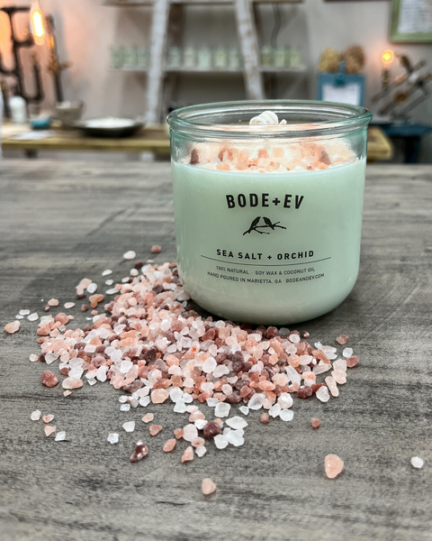 Sea Salt + Orchid: Ozone + Freesia + Amber