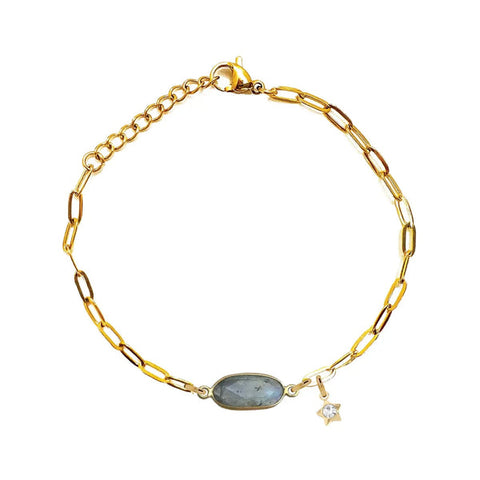 Gemstone Link Bracelet