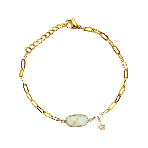 Gemstone Link Bracelet