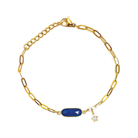 Gemstone Link Bracelet