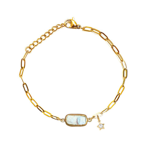 Gemstone Link Bracelet